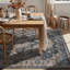Tapis bleu marine antidérapant rétro-1344841376
