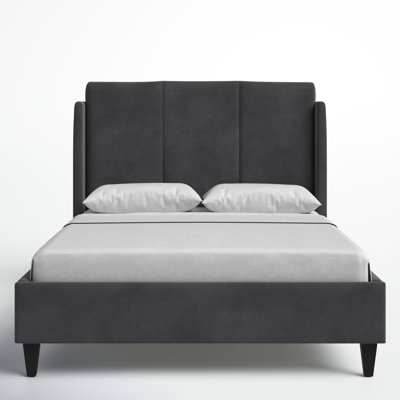 Cenedra Queen Upholstered Low Profile Platform Bed -  Joss & Main, 5249EEFE3332447E8A1CB95F331575CD