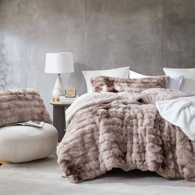 Snowball Chunky Bunny® - Coma Inducer® Oversized Queen Comforter Set - Wisdom Brown