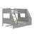 Fjolla Twin over Full 3 Drawer Standard Bunk Bed with Built-in-Desk by Harriet Bee-403169559