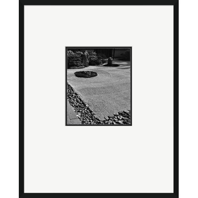 Zen Gravel Garden Framed Photographic Print