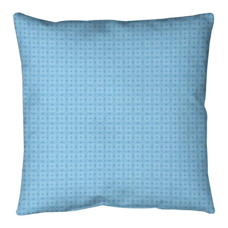 Coussin de sol Katelyn Elizabeth, 28 po x 28 po, Bleu