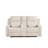 Grey Console Reclining - Foam Density D25, Comfortable Armrest Height With And Recline Function Chenille Fabric, 27" Back