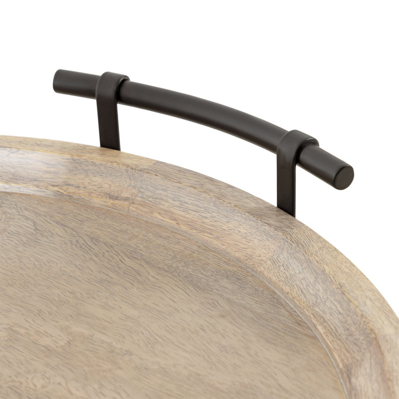 Plateau Bunsley, Beige, 19.5" W x 18" D x 3.25" H