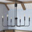 Yasiel 6 - Light Black Candle Style Pendant