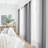 Gradient Sheer Curtains for Room Decor,Chiffon Gradient Semi Voile Rod Pocket Window Drapes,Set of 2-392777726-392777699