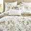Grand édredon en 6 pièces, 100% coton, motif floral pour chambre à coucher sereine, aspect nuage-118916120