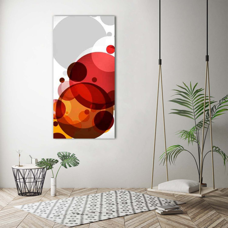 Wheel Abstraction - Wrapped Canvas Print, 140cm H x 70cm W
