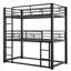 Sturdy Twin Size Triple Bunk Bed With Metal Frame - Safe & Durable For Bedroom/dorm