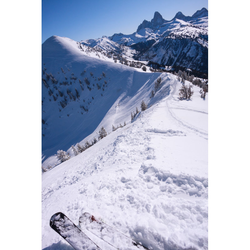 Ski Run View 1 Piece Wrapped Canvas Wall Art, 91cm H x 61cm W x 3.8cm D