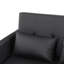 Fauteuil convertible surdimensionné de 51,57 po avec trois ports USB pour petit espace-106841029
