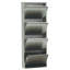 8 Pair Flip Down Shoe Storage