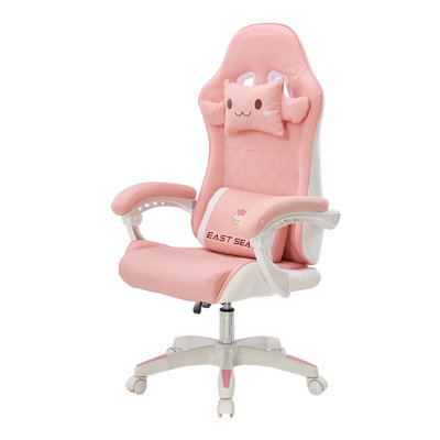 Pink High Back Gaming Chair
