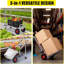 Chariot de manutention et plateforme convertible 3 en 1 (454 kg) | Chariot pliable en aluminium avec poignée télescopique et roues robustes pour le déménagement et la manutention de matériaux