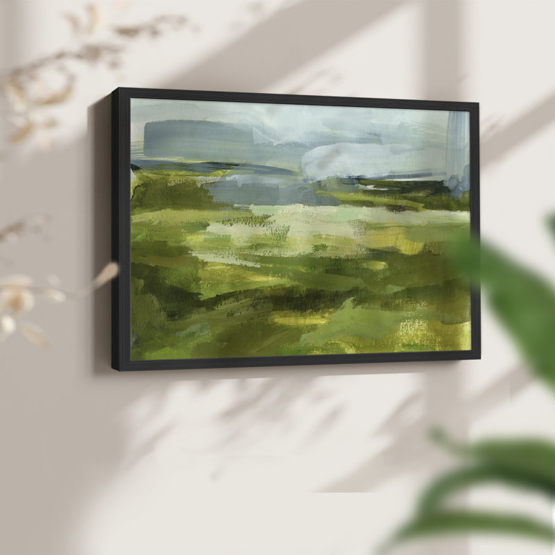 Emerald View I - Reproduction encadrée - Restickable, Noir, noir, noir, noir, H 16 po x l 20 po