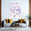 Art mural fantaisiste abstrait contemporain