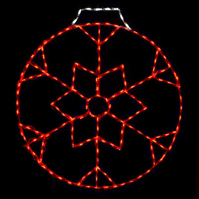 Snowflake Ornament LED Display (36")