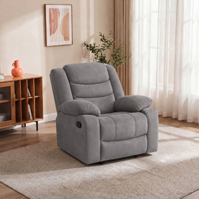 Frithiof Nyberg 35" Microfiber Manual Recliner