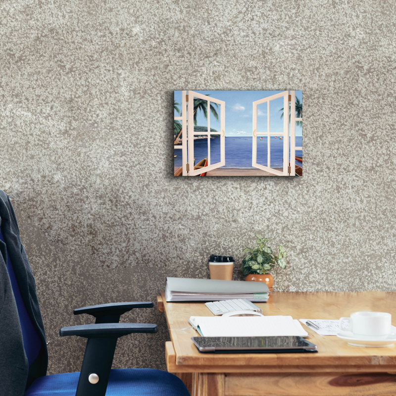 «Day Dreams Window» par Diane Romanello, H 12 po x l 18 po x P 0,75 po
