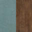 Lit convertible rembourré turquoise avec tissu tissé et coussins d'accoudoirs attachés, 33 pouces de hauteur, se plie à plat - mousse à haute densité, confortable pour les invités,