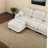 Compression Cozy Chenille Sectionals, Pleated Modular Sofa For Home
