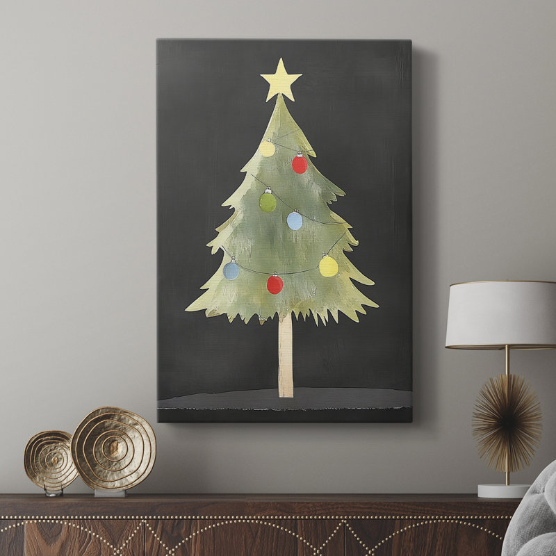 Art de Noël de Noël III - galerie Cavas sur mesure, H 27 po x l 18 po