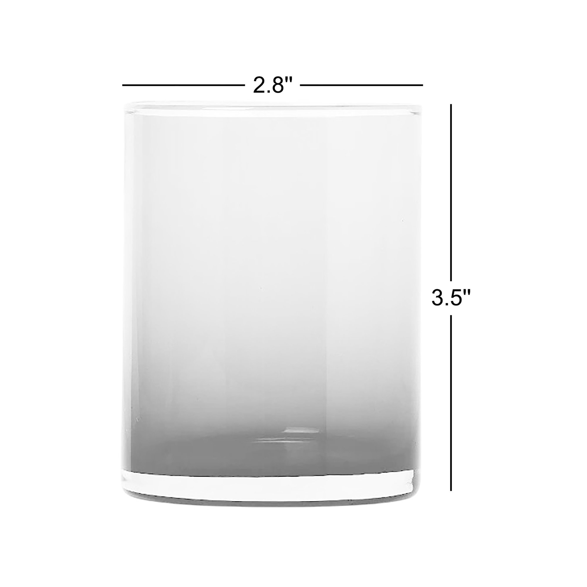 MERA 7 oz. Drinking Glass, Smoke