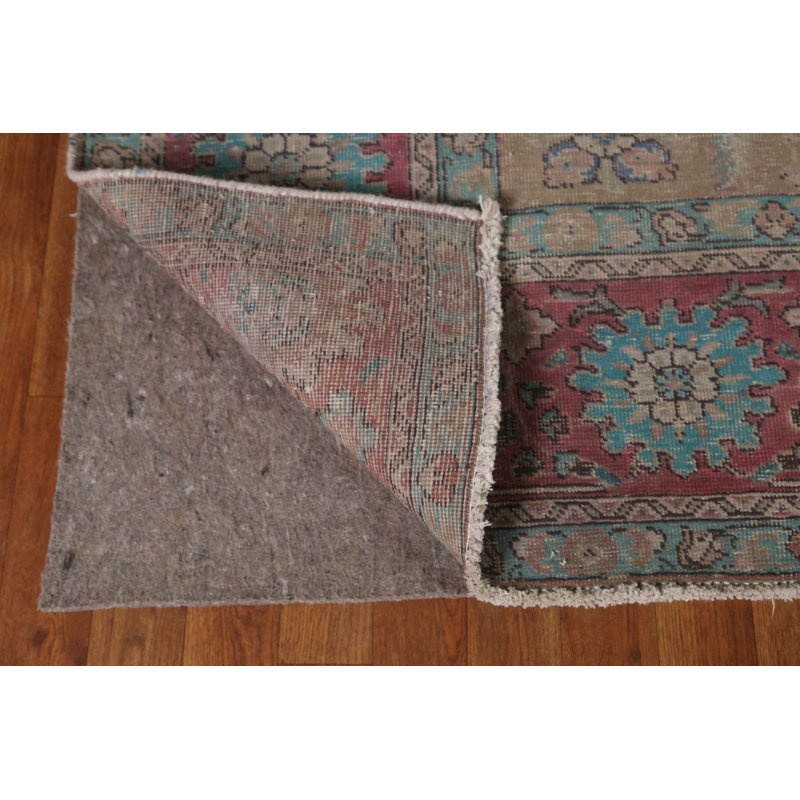 One-of-a-Kind 9'11'' X 12'8'' 1910s Wool Area Rug in