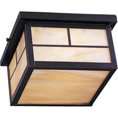 2 - Bulb Outdoor Flush Mount
