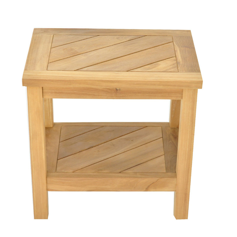 Wheeler 18'' W Teak Shower Bench
