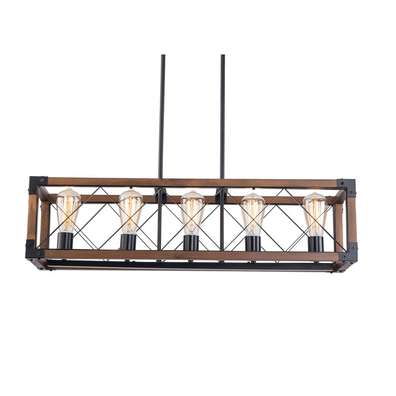 Luminaire suspendu 5 lumières Tes