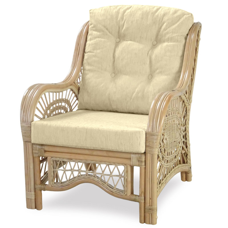 Fauteuil capitonné de 28 po de largeur, Beige