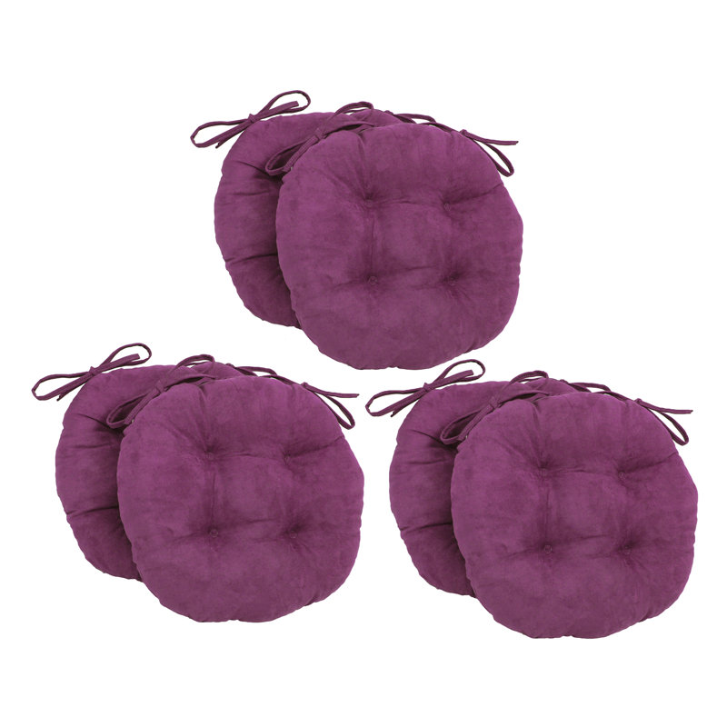 Outdoor 3.5'' Dining Chair Seat Cushion, Ultra Violet