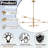 Henleigh 6-Light Modern Linear Chandelier Brass Industrial Lighting Fixture For Dining Room & Kitchen Island