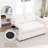 Upholstered Convertible Sleeper Sofa featuring USB Ports and Side Pocket-495619679