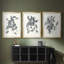 «Growing Leaves IV», impression encadrée sur mesure de qualité supérieure - 3 pièces-806555158-806555153