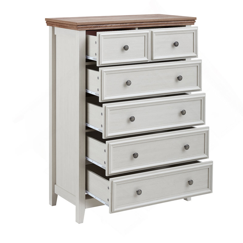 Commode 6 tiroirs, commode à tiroirs et armoire de rangement pour vêtements Modern