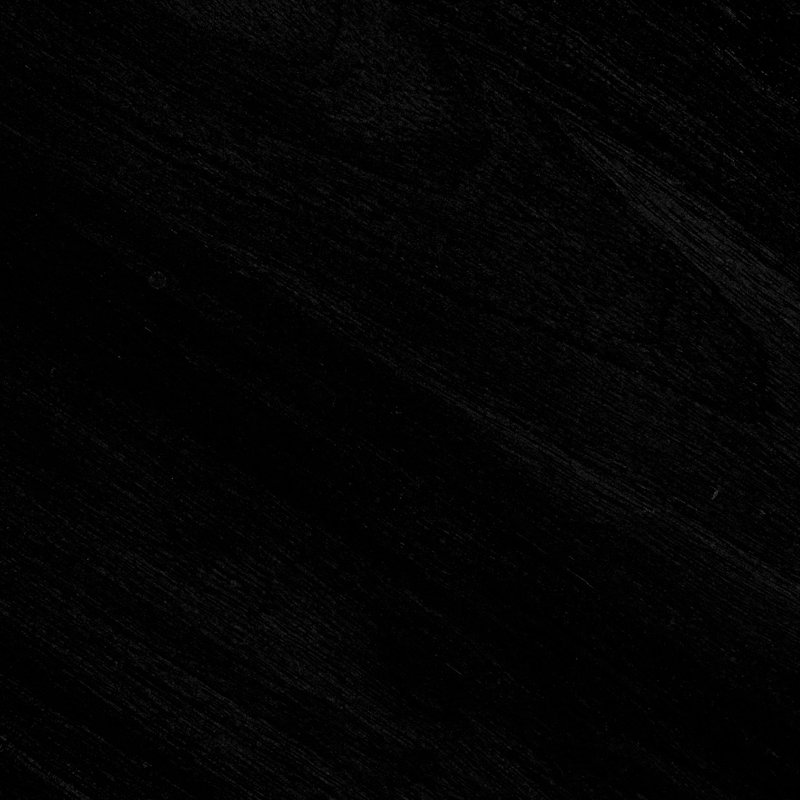Table d'appoint ronde Asher, Noir