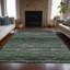 Machine Washable Indoor/Outdoor Xhevrie Olive Rug-111825521