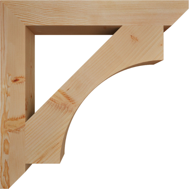 Support en bois Westlake, Sapin de Douglas, H 30 po x l 3,5 po x P 30 po