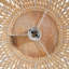 Luminaire suspendu en dôme naturel à 1 lumière Dormody-1816480960