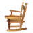 Children's Solid Oak Rocking Chair - Durable, Safe, And Suitable For Indoor Or Outdoor Use-66577470