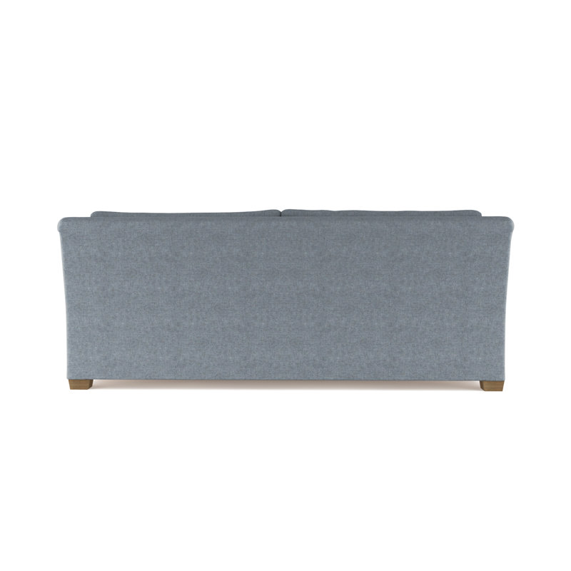 Canapé Thompson, H 32 po x l 84 po x P 41 po, Brume moelleuse en velours, Brun foncé