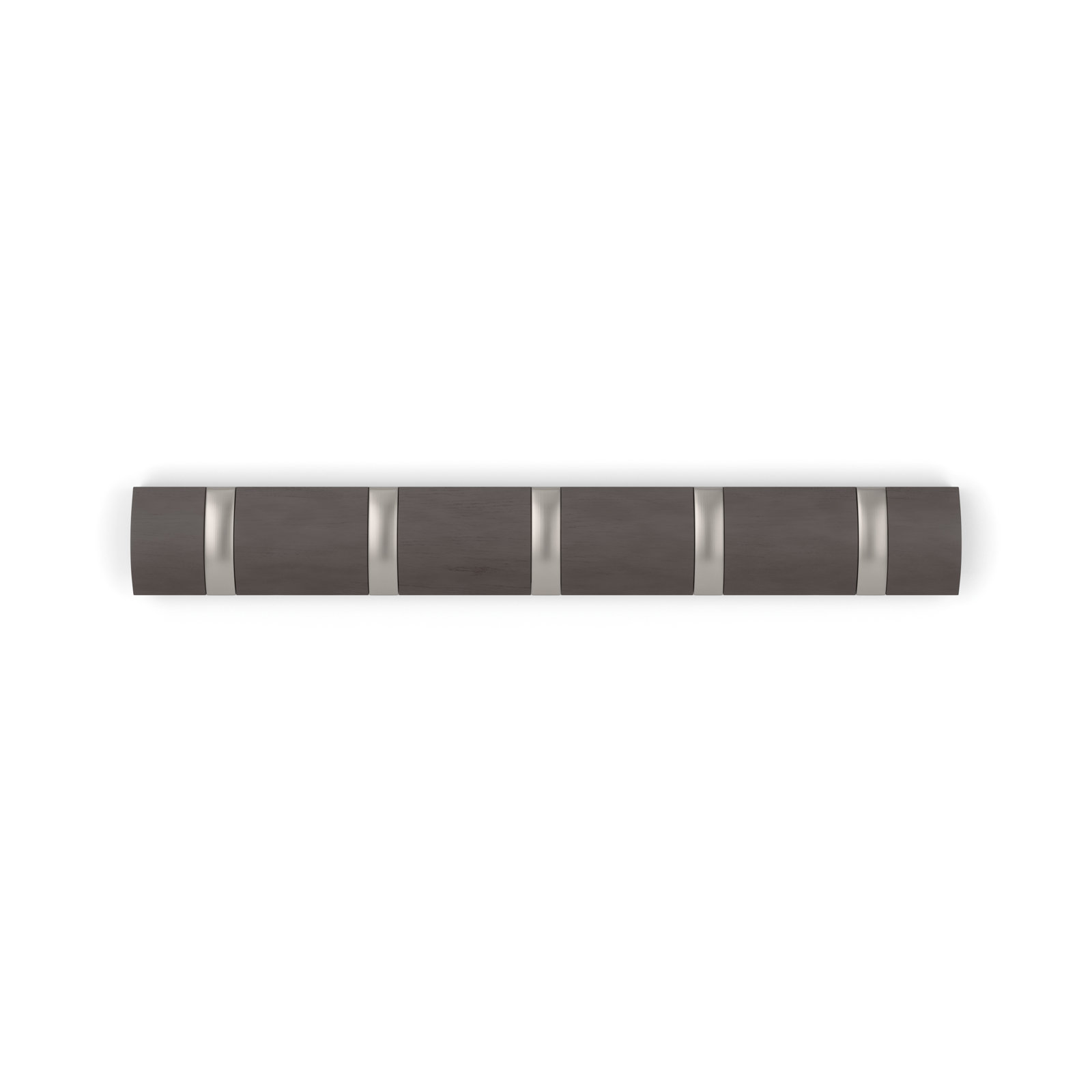 Ainikki 5 - Hook Coat Rack, Driftwood/Nickel