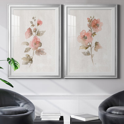 " Blushing Sweetly I " 2 - Pieces