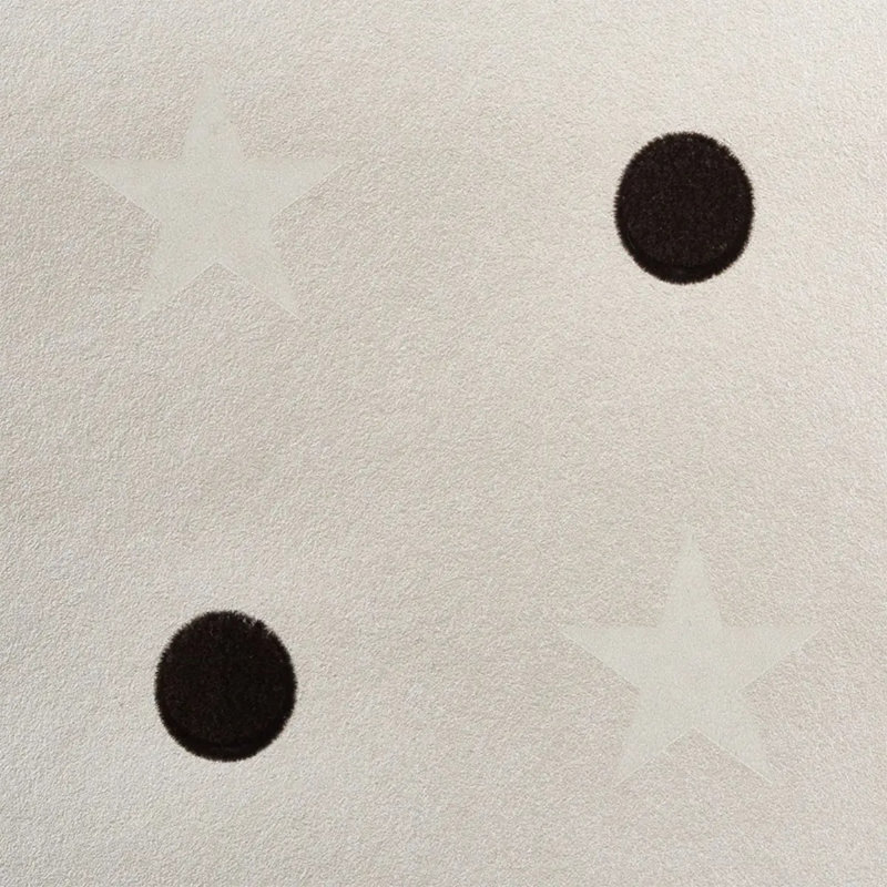Papier peint Etoiles Et Points, Argent chaleureux