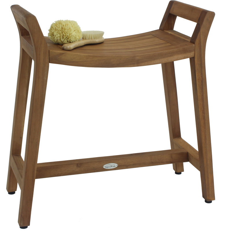 Asia Ascend 27" W Teak Shower Bench
