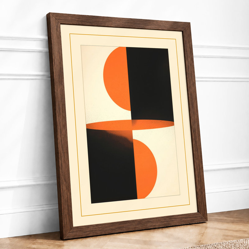 Constructivist Forms Geometric - Print, Walnut, A1 - 84.1 x 59.4 cm