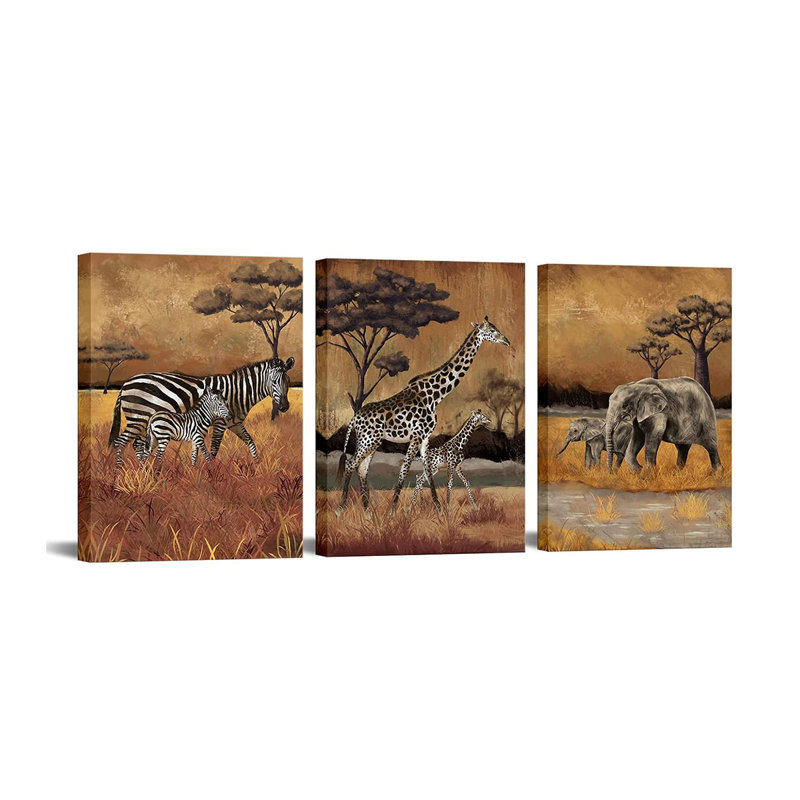 3 Piece Wrapped Canvas Print