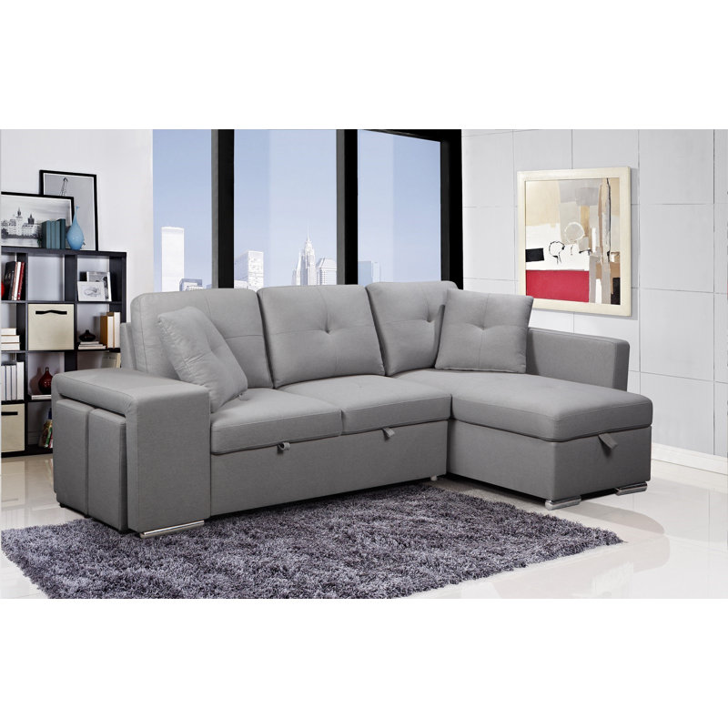 Upholstered Reclining L-Shaped Sectional Right Hand Facing